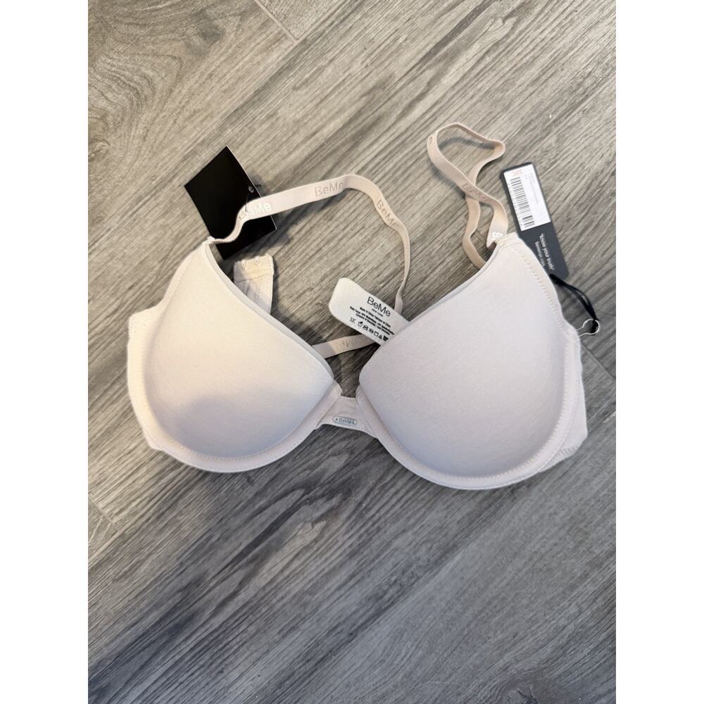 BeMe New York Women's Bra Padded With Underwire In Beige Size 32 C NWT